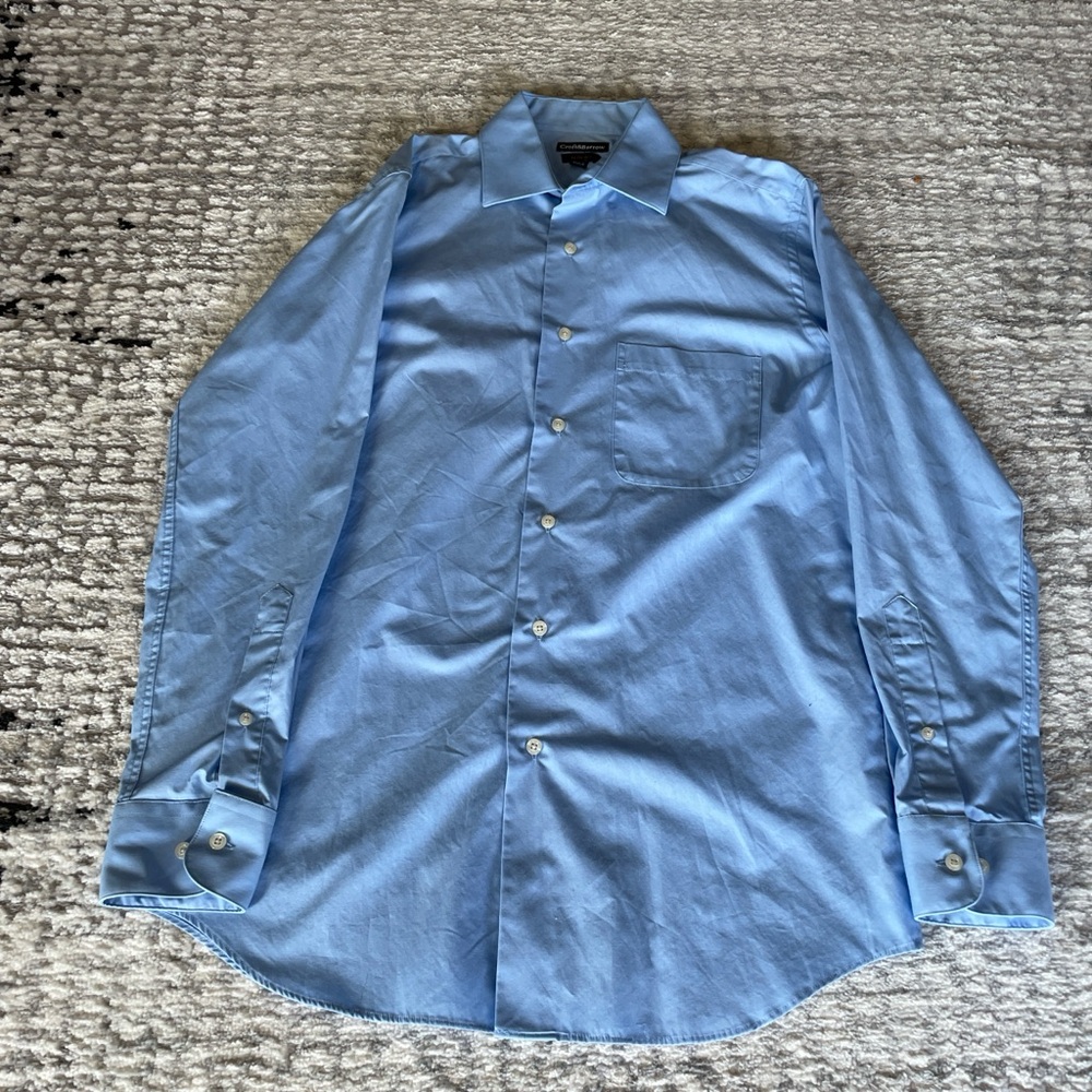 croft & barrow Light Blue Men's Dress Shirt